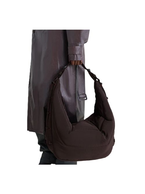 LARGE SOFT GAME BAG Lemaire Lemaire | BG0105 LF1330BR490 DARK CHOCOLATE